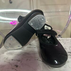 Revolution Black Kids Tap Dance Loafers